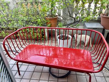 DIVANO DA ESTERNO IKEA BRUSEN 3 POSTI ROSSO