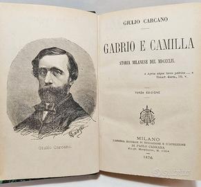 GABRIO E CAMILLA - STORIA MILANESE DEL MDCCCLIX