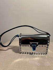Borsa Valentino Argento Nuova Rockstud