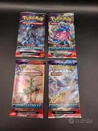 carte pokemon pacchetti sealed cronoforze