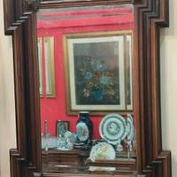 Antico specchio bisellato stile Napoleone lll 