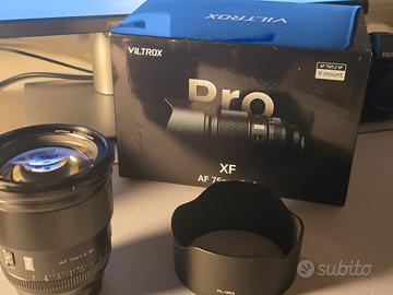 Viltrox 75mm Pro F. 1.2 per Fuji XF