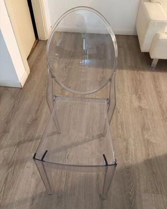 sedie Ghost Victoria Kartell trasparenti