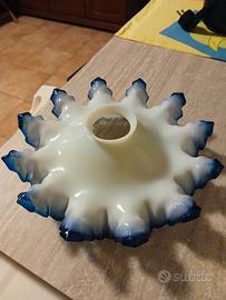 lampadario opaline vintage liberty art deco'