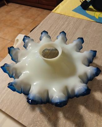 lampadario opaline vintage liberty art deco'