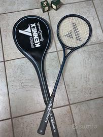 Racchetta squash vintage + palline + fodero