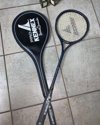 Racchetta squash vintage + palline + fodero