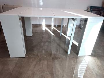 CONSOLLE ALLUNGABILE L.50cm/200cm, P.100cm, H.76cm