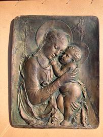 Placca in bronzo R. Cecconi 1920