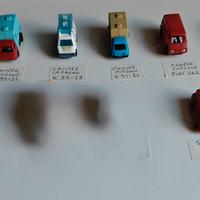 9 Modellini CAMPER e AUTOBUS Giodi Kinder e altro