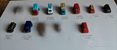 9 Modellini CAMPER e AUTOBUS Giodi Kinder e altro