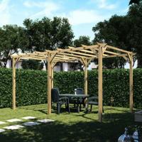 PERGOLA PERGOLATO 3x5 MT GAZEBO IN LEGNO TETTO