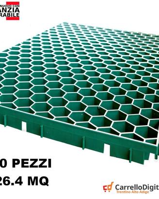 Griglia Salvaprato MADE IN ITALY Carrabile 26,4Mq