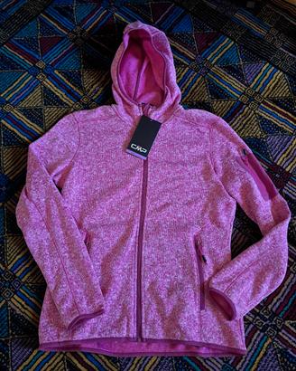 Felpa con zip e cappuccio da donna Cmp