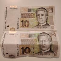 banconote croate da collezione 