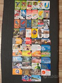 Collezione 50 Schede Telefoniche Anni ’90/2000