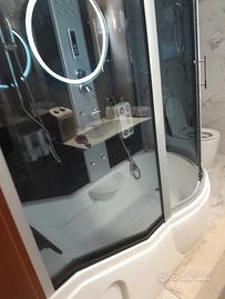 Vasca mobile  + doccia acessioriata con radio fm 