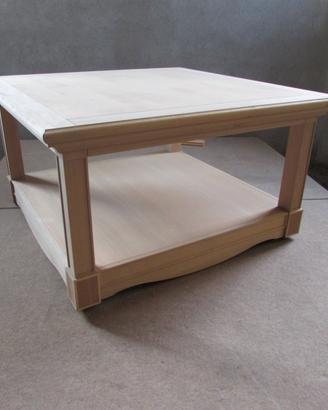 Tavolini da salotto CM80 nuovi in legno grezzo 02