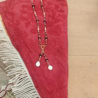 collana colori oro con ametista radice di rubino