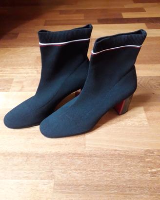 stivaletti a calzino nero Stradivarius 40 (39)