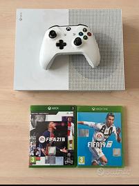 Xbox One S 1TB Bianca + FIFA 19 + FIFA 21