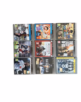 Lotto 9 Giochi PS2/PS3 - The Last of Us, Assassin’