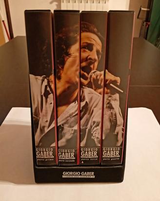 raccolta video VHS Giorgio Gaber 