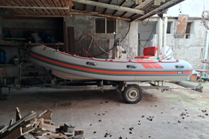 Gommone 470 motore 40/60 carrello è dotazion