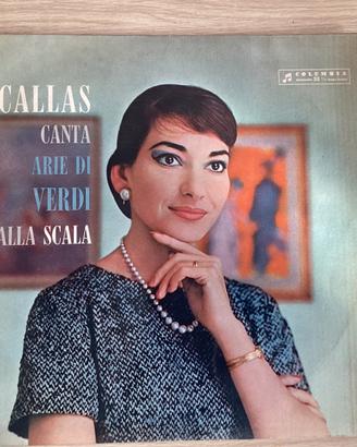 DISCO 33 giri  CALLAS  CANTA ARIE  DI VERDI