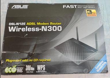 Modem Asus DSL N 12E, paragonabile al nuovo.