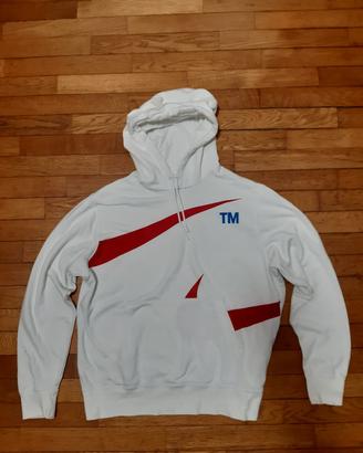 felpa Nike con cappuccio bianca | Taglia L