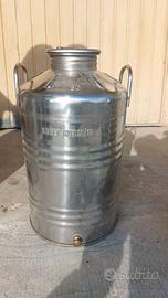 Serbatoio e contenitore di olio in acciaio inossid