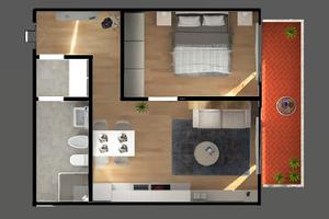 Bilocale con balcone a 700 euro TUTTO INCLUSO