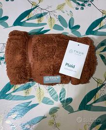 coperta Plaid Thun con custodia cinghia in pelle 