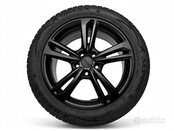 Set 4 cerchi in lega Mak con gomme invernali