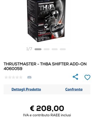 cambio thrustmaster TH8A shifter add-on