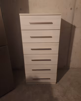 mobiletto 7 cassetti per camera da letto