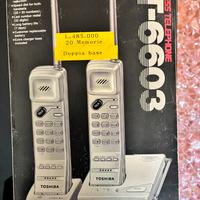 Doppio telefono cordless Toshiba FT-6603