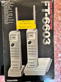 Doppio telefono cordless Toshiba FT-6603