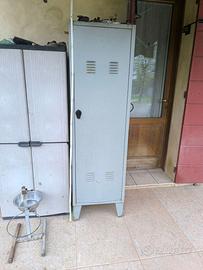 Armadietto metallico industriale 1 antagrigio