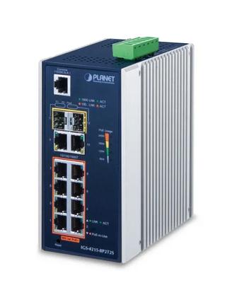 PLANET IGS-4215-8P2T2S switch di rete Gestito L2/L