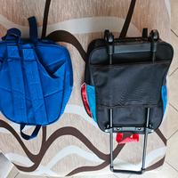 2 zaini  bambini 1 pj masck 1 trolley gormiti 