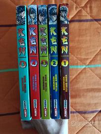 Ken il guerriero vol 1-5 di Tetsuo Hara e Buronson