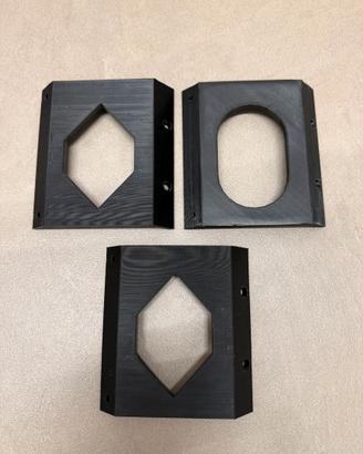 coppia alette rack stampate 3d per behringer xr18 