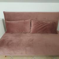 divano letto 2 posti velluto