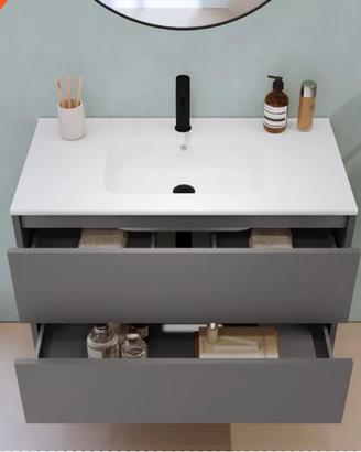 NUOVO! Mobili bagno grigio grafite opaco