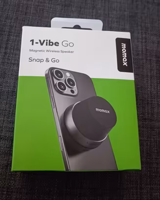 Momax 1-Vibe Go Speaker Magnetico Wireless