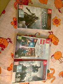 giochi nintendo  (assassin's credd e harry potter)