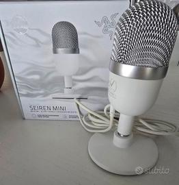 Microfono RAZER SEIREN MINI bianco