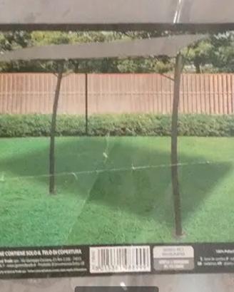 Gazebo misure : L3×4P m 180 g/m2 senza telo